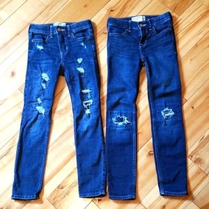 Girls Abercrombie skinny jeans size 7/8